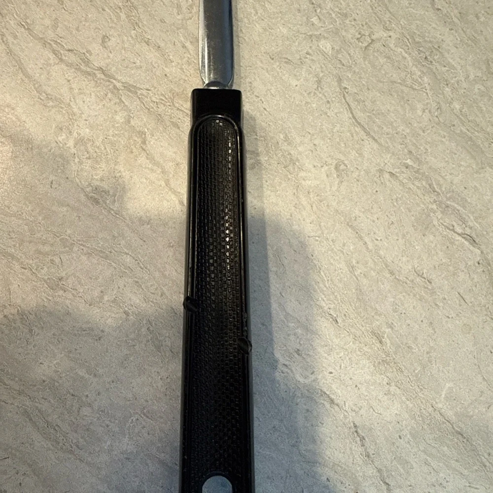 Vintage Ekco Slotted Turner Spatula black handle 11”